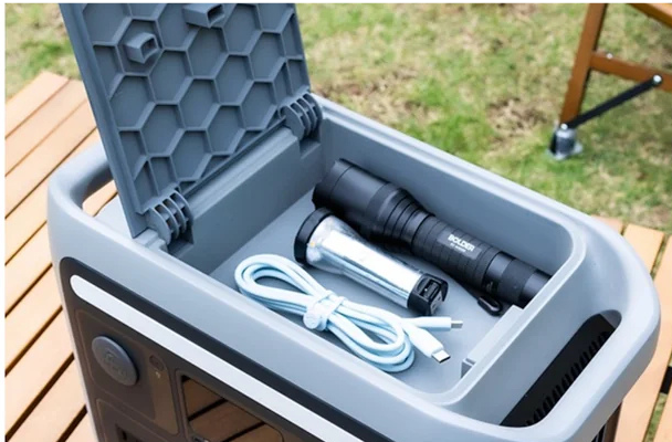 The Anker Solix C800 Hidden Storage Compartment