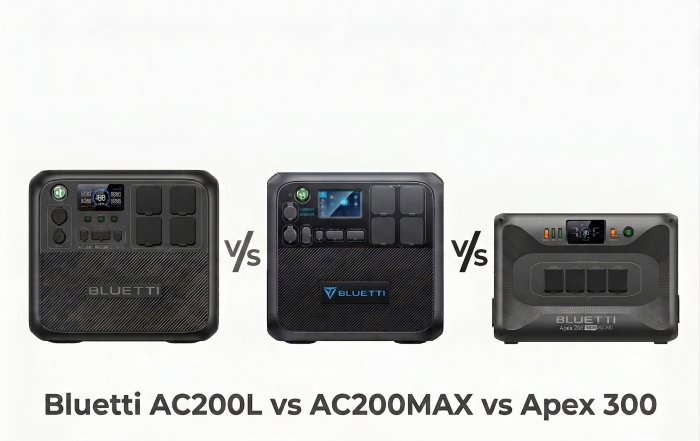 Bluetti Apex 300 vs AC200MAX vs AC200L