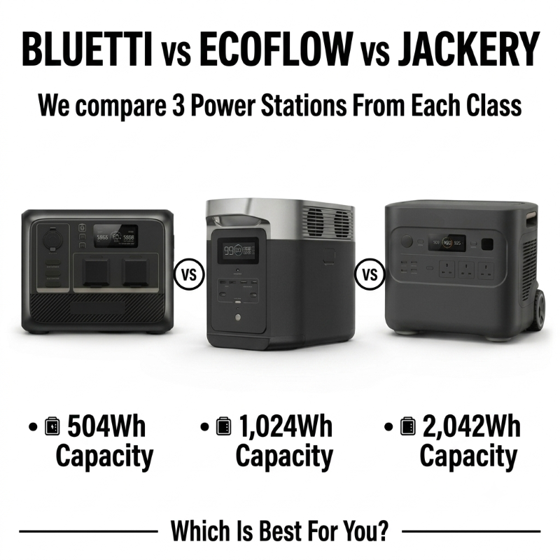 EcoFlow vs Bluetti vs Jackery