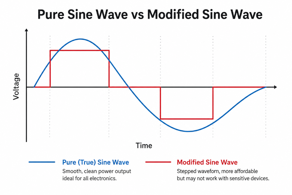Pure Sine Wave vs Modified Sine Wave Inverters Explained