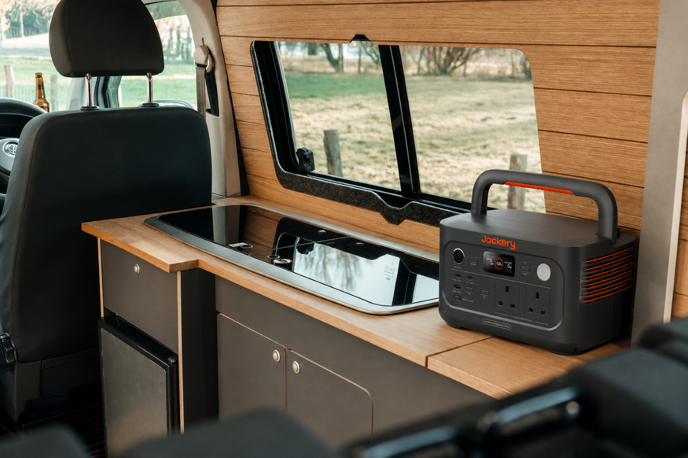 Campervan Inside with a Jackery Explorer 500 v2